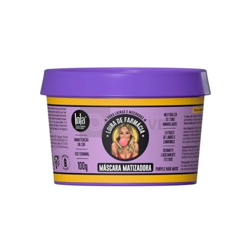 Lola Cosmetics Máscara Matizadora Loira de Farmácia 100 g