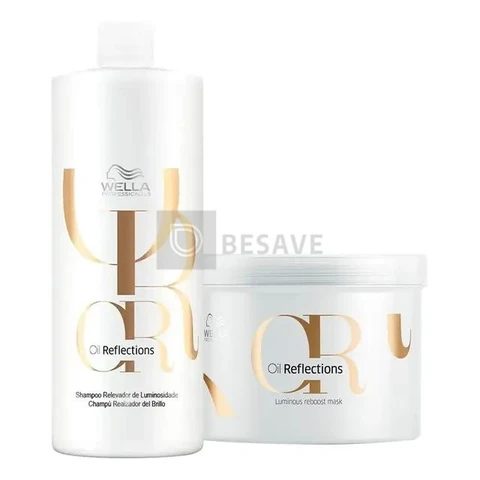 Kit Wella Professionals Oil Reflections Shampoo E Máscara