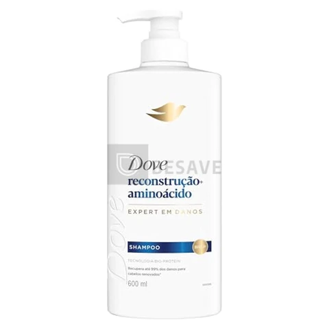 Dove Shampoo Reconstrução + Aminoácido 600ml Pump