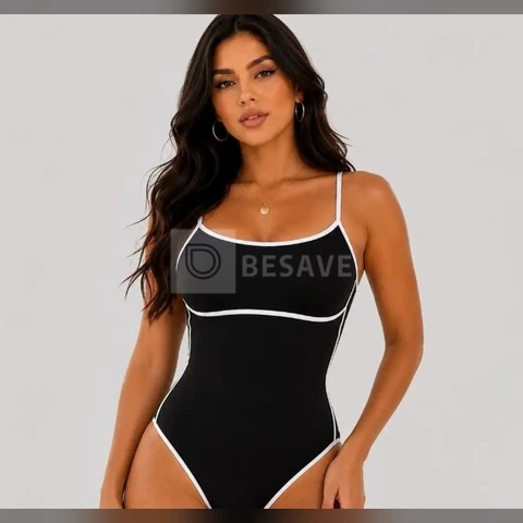 Body Maio Alcinha Blusinha Calor Bicolor Feminino Verão