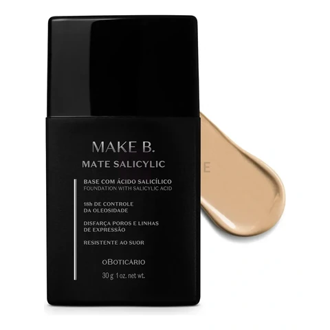 O Boticário Make B. Salicylic Base Líquida Mate 200n 30g