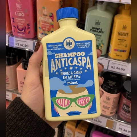 Shampoo Anticaspa Lola Cosmetics Cuca Fresca 250 ml