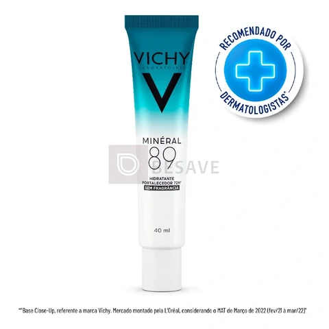 Hidratante Facial Minéral 89 Creme 40ml Vichy