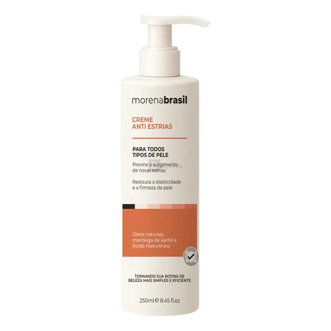 Creme Antiestrias Removedor Estrias 200g Morena Brasil Sem Fragrância