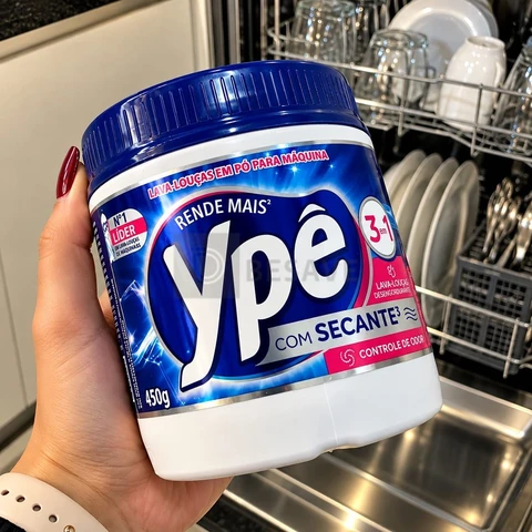 Detergente em pó para Máquina de Lavar Louças Ypê 450g
