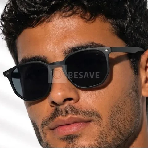 Óculos De Sol Moderno Hype Design Geométrico Uv400