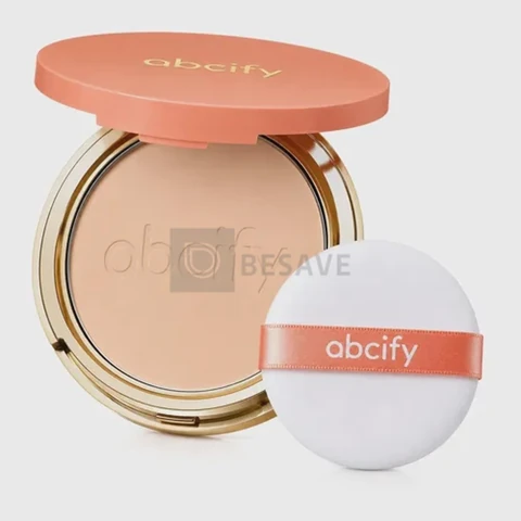 Abcify Pó Compacto Matte Controle de Oleosidade Cobertura Média Longa Duração 02 Bege Natural