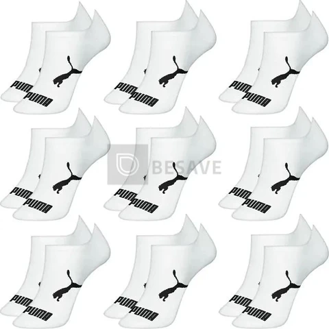 Kit 9 Pares Meias Puma Sapatilha Cano Curto Baixo Original