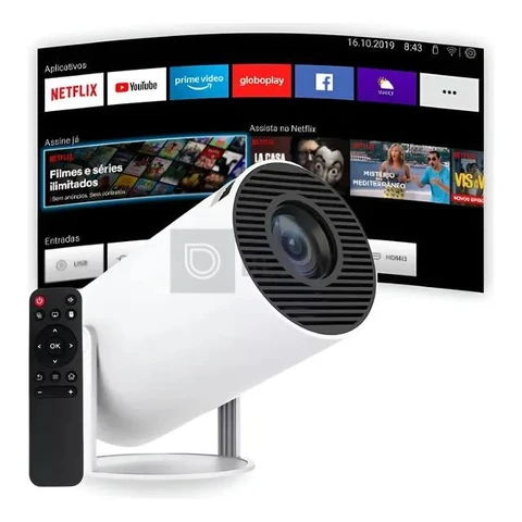 Projetor Portátil 4k Hd Android 11.0 Smart Wifi 5g Bluetooth