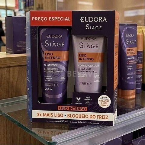 Eudora Siàge Promopack Liso Intenso Shampoo 250ml + Condicionador 125ml