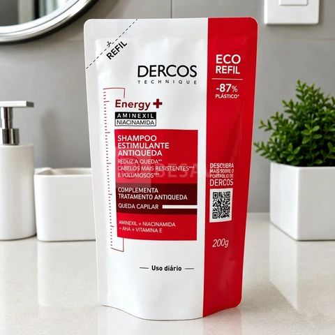 Shampoo Antiqueda Estimulante com Aminexil, Dercos Energy+ Vichy, 200g