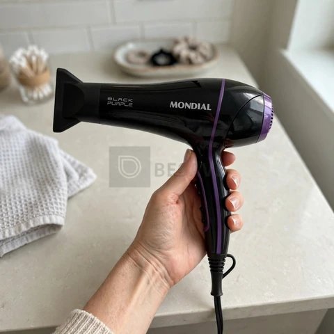 Secador de Cabelos Mondial Preto 2000W SCN-01