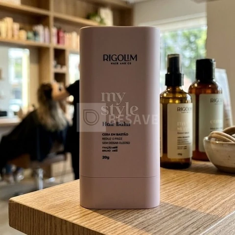Hair Balm Cera Bastão Antifrizz Sem Oleosidade Rigolim 20g