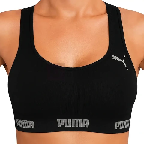 Top Puma Original Feminino Alta Sustentação Academia Fitness