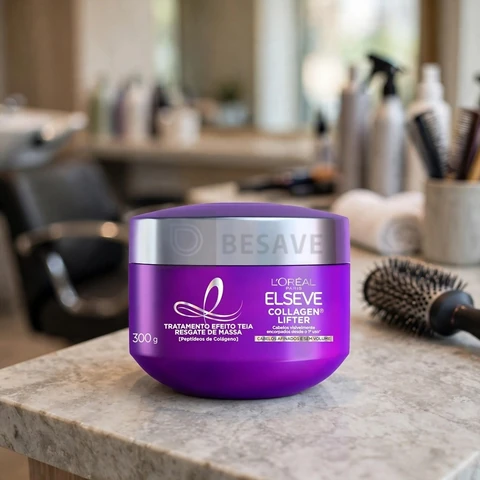 Máscara de Tratamento Elseve L'Oréal Paris Colágeno Encorpador 300g