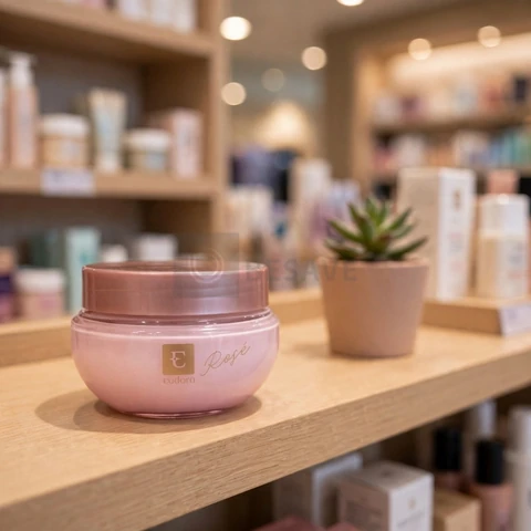 Eudora Creme Acetinado Desodorante Hidratante Corporal Eudora Rosé 250g