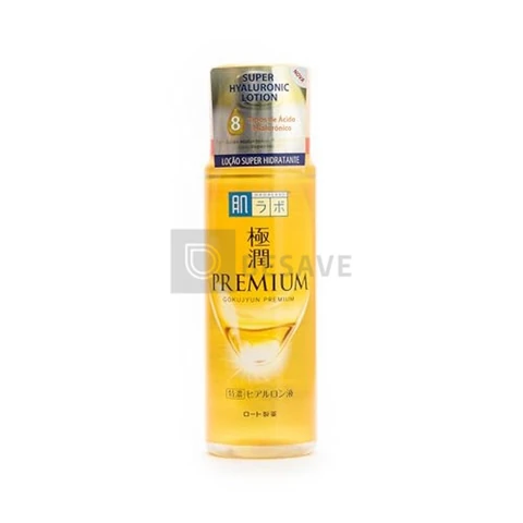 Hada Labo® Gokujyun Super Hyaluronic Lotion - Loção Hidratante facial com 8 tipos de Ácido Hialurônico e ingredientes de luxo - Hidratação e reparação profunda