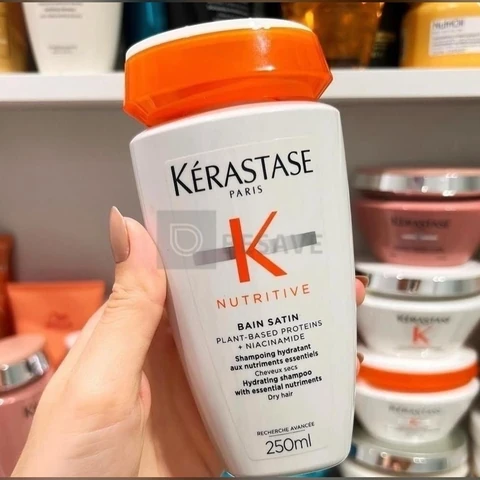Shampoo Kérastase Nutritive Bain Satin Riche Cabelos Secos 250ml