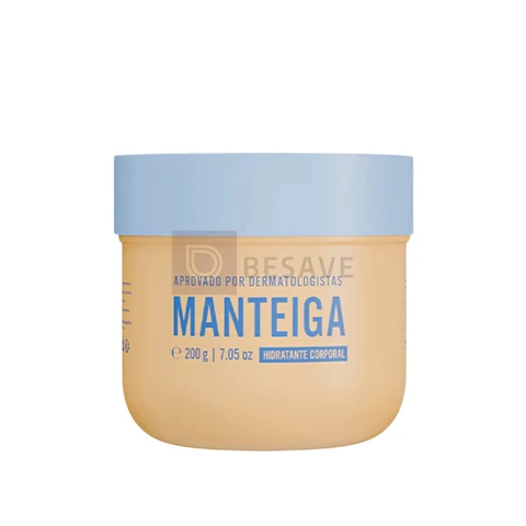 Manteiga Corporal Beleza Brasileira 200g Hidratação Profunda Pele Muito Seca Nutritiva Manteiga de Karité