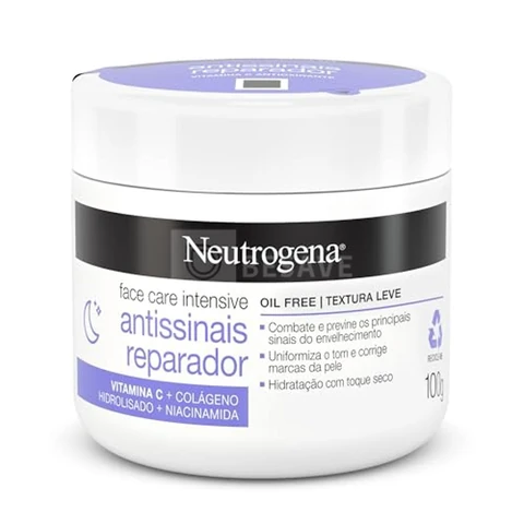 Creme Facial Hidratante Antissinais Neutrogena Face Care Intensive, 100g