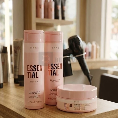 Braé Essential Kit Shampoo250ml+cond250ml+máscara200g