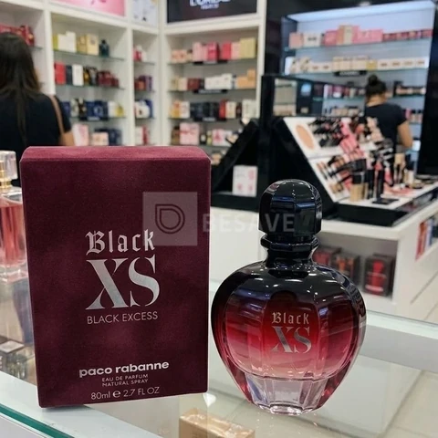 Black Xs For Her Rabanne Feminino Edp 80ml