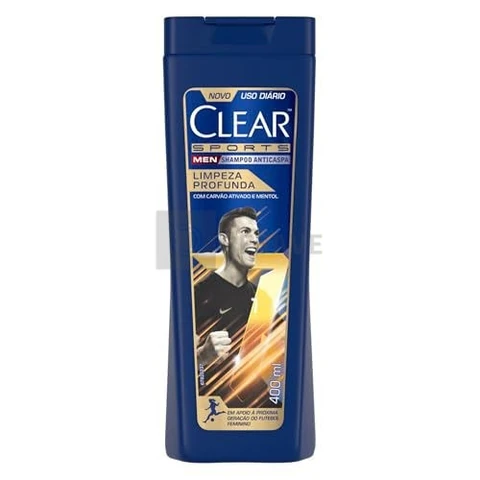Clear Sports Men - Shampoo Anticaspa Limpeza Profunda 400Ml