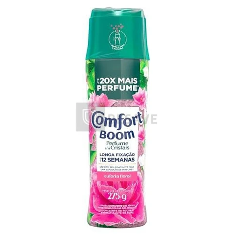 Comfort Boom Odorizador de Roupas Cristais de Perfume Euforia Floral 275gr