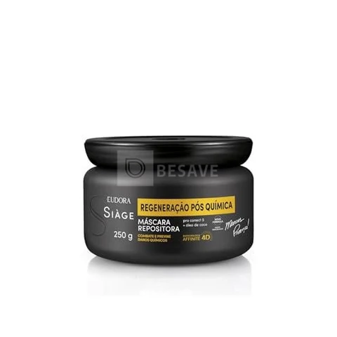 Eudora Máscara Repositora Siàge Expert Regeneração Pós Química 250g