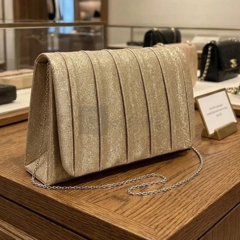 Bolsa Clutch Carteira Acetinada Casamento Festa Luxo Brilho