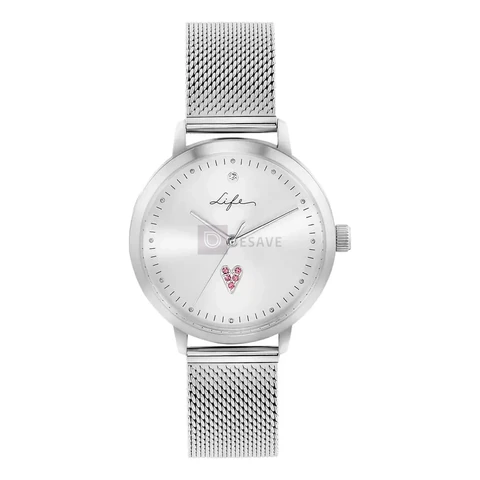 Relógio Life Cuore Feminino Aço Prateado Prateado