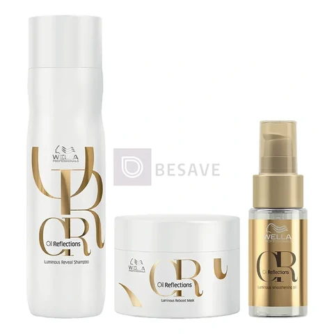 Kit Wella Oil Reflections Sh250+ol30+masc150