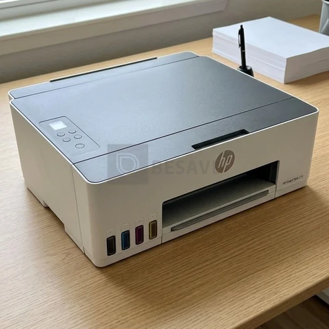 Impressora HP Smart Tank 210 com Tanque de Tinta Colorida - Com Wi-Fi - USB 2.0 de alta velocidade. Funções da impressora: Imprimir. Cor: Branco (3D4L5A)