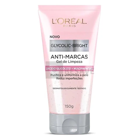 L'Oréal Paris Gel de Limpeza Anti-Marcas Glycolic-Bright 150g