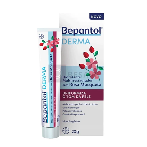 Bepantol Derma Rosa Mosqueta Hidratante Multirrestaurador 20g