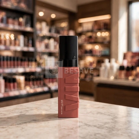Batom Líquido Vinil Espelhado SuperStay Vinyl Ink Maybelline Peachy 4,2ml