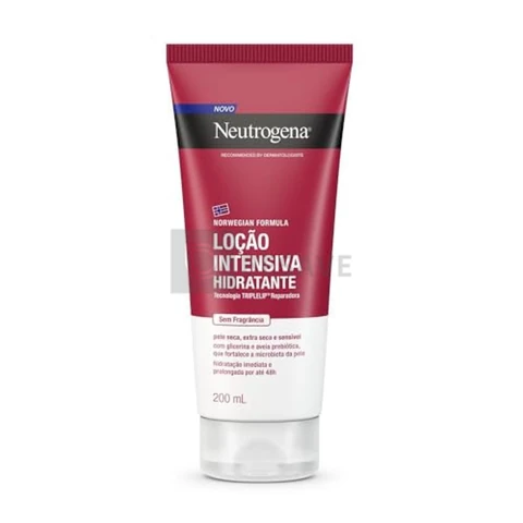 Hidratante Corporal Neutrogena Norwegian Intensivo, Sem Perfume, 200ml