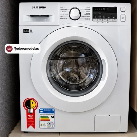 Lavadora Digital Inverter Samsung Ww11t Branca 11kg Cor Branco