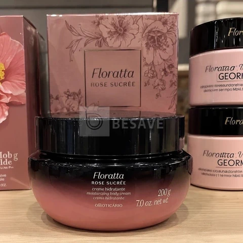 Creme Hidratante Floratta Rose Sucrée 200g O Boticário Floral