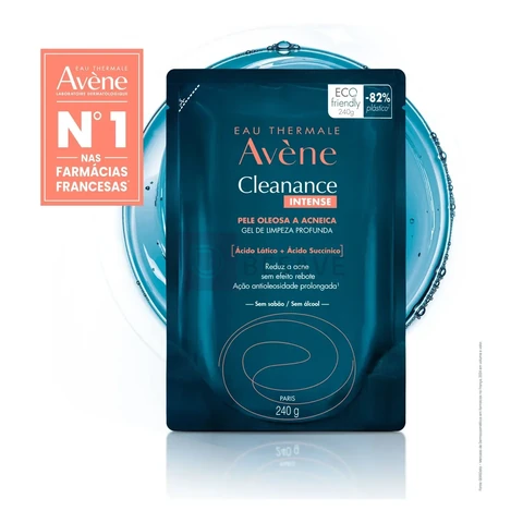 Gel de Limpeza Facial Avène Cleanance Intense Pele Oleosa 240g