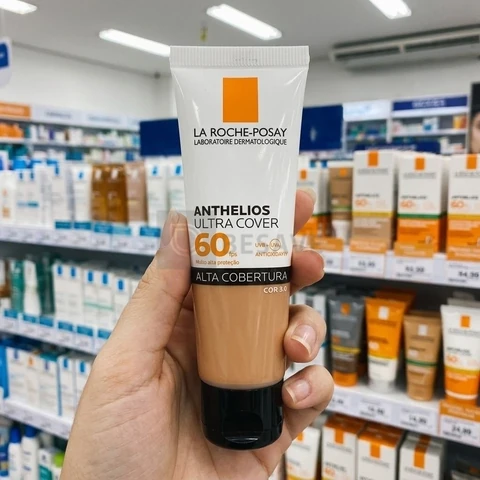 Protetor Solar Facial Alta Cobertura Anthelios La Roche-Posay Cor 3.0 30g
