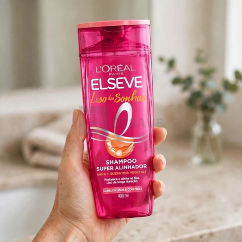 Shampoo L’Oréal Paris Elseve Liso dos Sonhos, 400ml