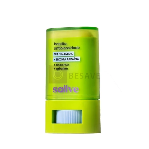 Bastão Antioleosidade Sallve, Com Niacinamida, 15g