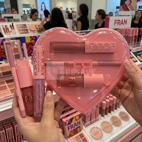 Kit Fran Love Kit Gloss Labial E Lápis Labial By Franciny