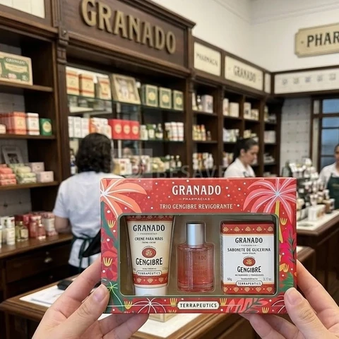 Kit Granado Terrapeutics, Trio de Gengibre Revigorante