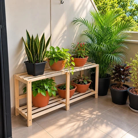 Jardim Vertical Madeira Pinus Estante P/ Hortalicias Treliça