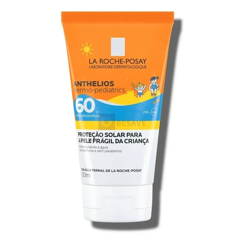 La Roche-Posay protetor solar infantil dermopediatrics FPS60 120ml
