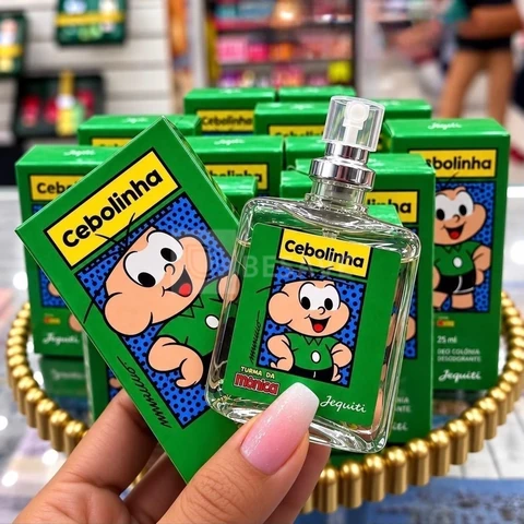 Kit 3 Perfumes Cebolinha Jequiti 25ml Infantil Turma da Mônica Colônia Masculina Kit Presente Original