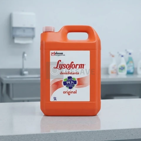 Lysoform Original, Desinfetante Líquido, Limpeza Casa, 5L