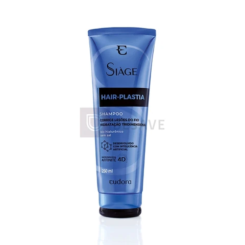 Eudora Siàge Hair-Plastia Shampoo 250ml, Azul